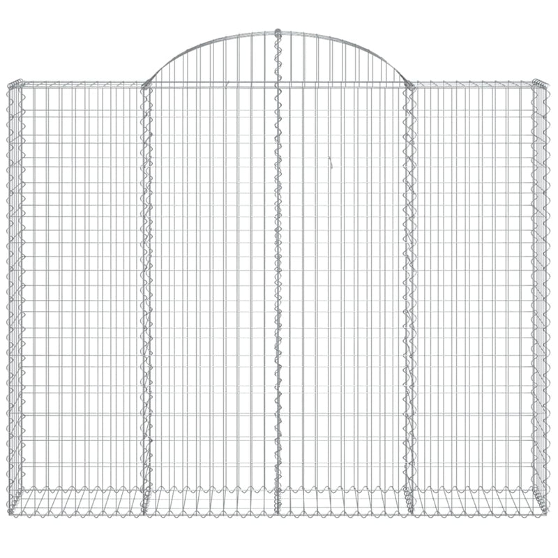 Load image into Gallery viewer, Vidaxl schanskorf gewelfd 200x30x160 180 cm gegalvaniseerd ijzer