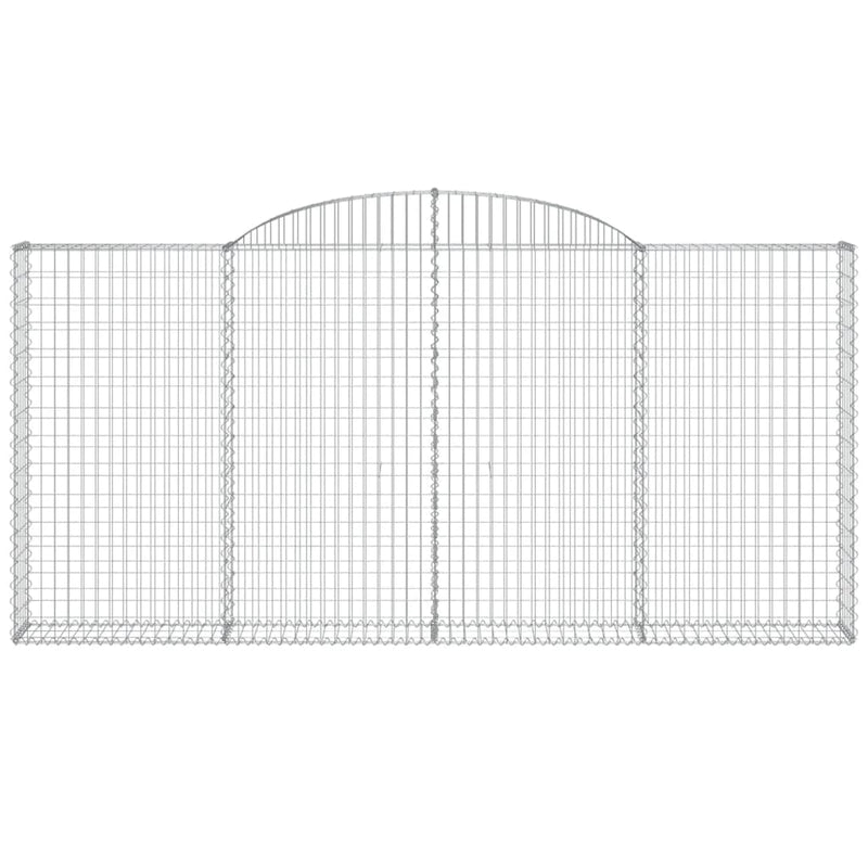 Load image into Gallery viewer, VidaXL Schanskorf gewelfd 300x30x140 160 cm gegalvaniseerd ijzer