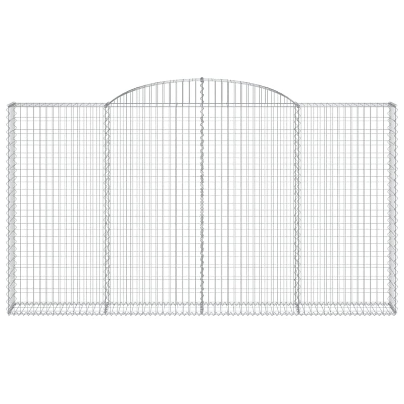 Load image into Gallery viewer, VidaXL Schanskorf gewelfd 300x30x160 180 cm gegalvaniseerd ijzer