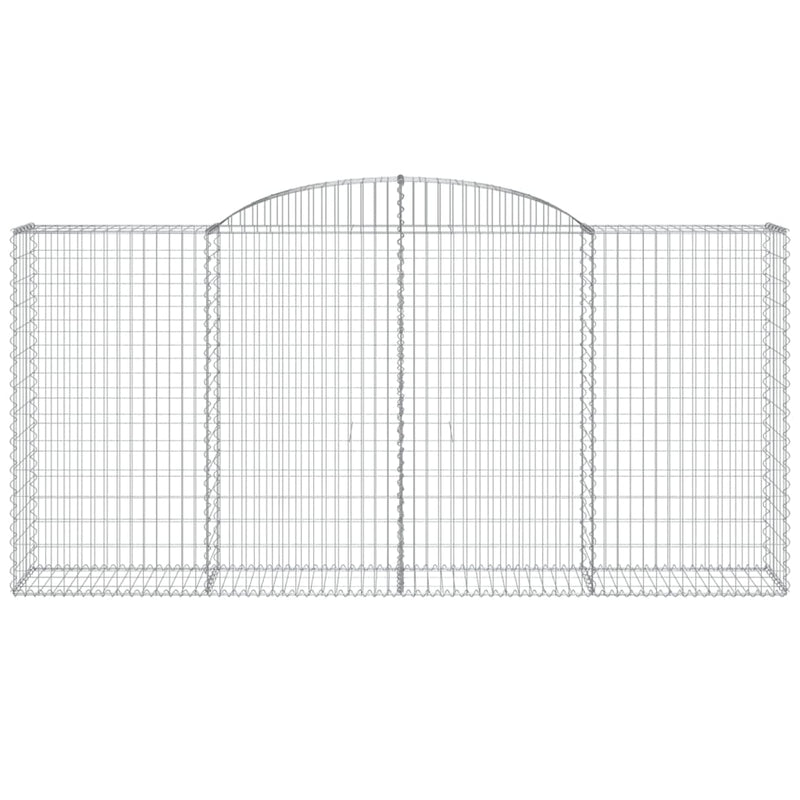 Load image into Gallery viewer, VidaXL Schanskorf gewelfd 300x50x140 160 cm gegalvaniseerd ijzer