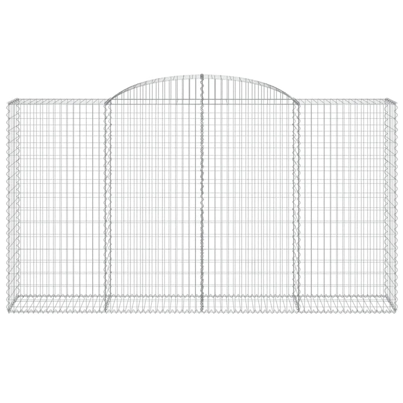 Load image into Gallery viewer, VidaXL Schanskorf gewelfd 300x50x160 180 cm gegalvaniseerd ijzer