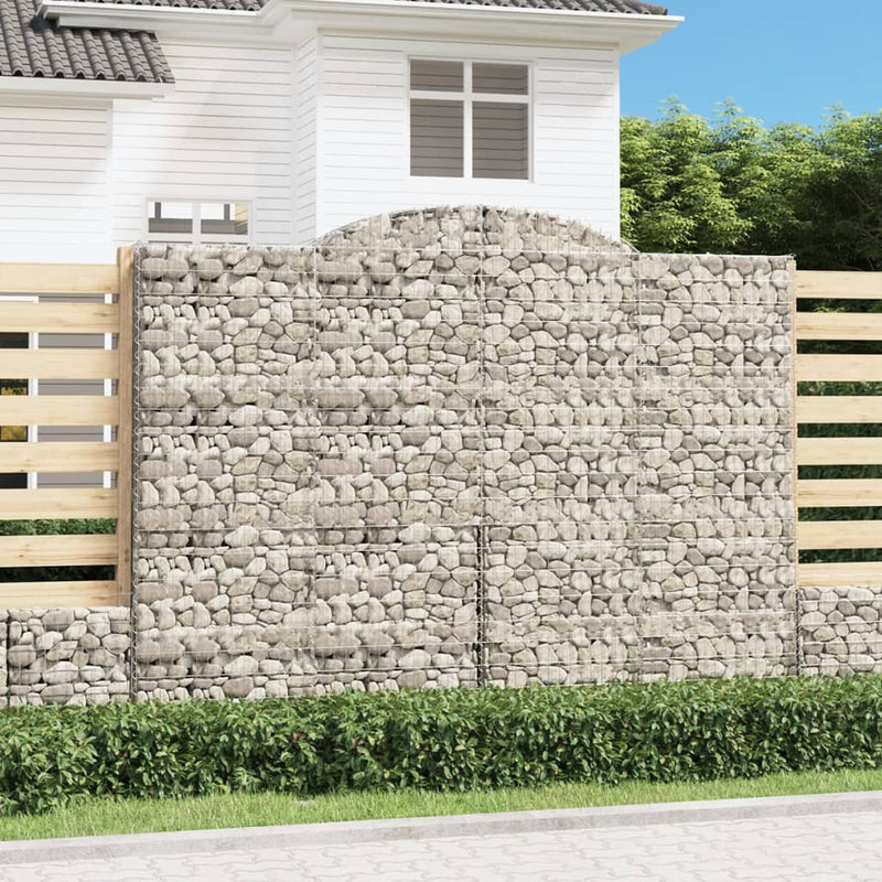 Load image into Gallery viewer, VidaXL Schanskorf gewelfd 300x50x220 240 cm gegalvaniseerd ijzer
