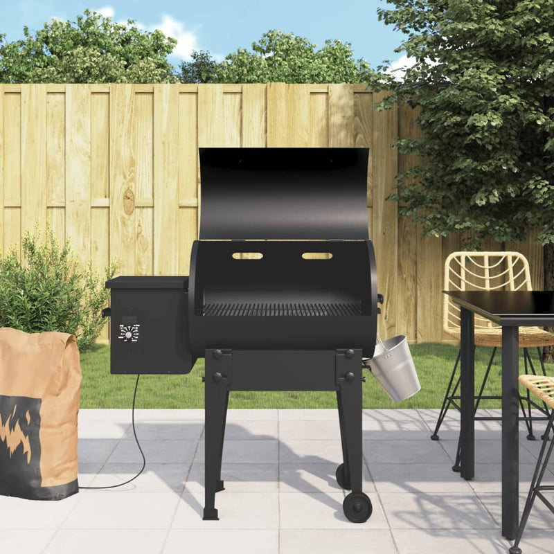 Load image into Gallery viewer, Vidaxl pelletbarbecue 94 cm ijzer zwart