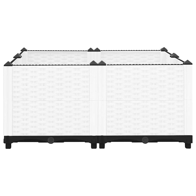 Load image into Gallery viewer, Vidaxl plantenbak verhoogd 80x80x38 cm polypropyleen