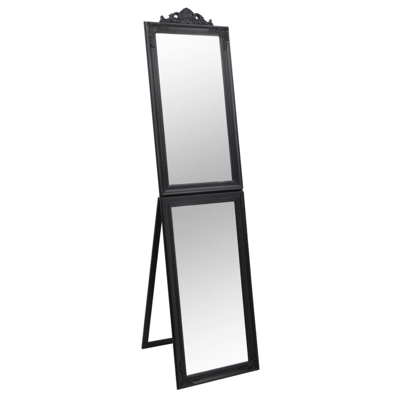 Load image into Gallery viewer, Vidaxl spiegel vrijstaand 45x180 cm zwart
