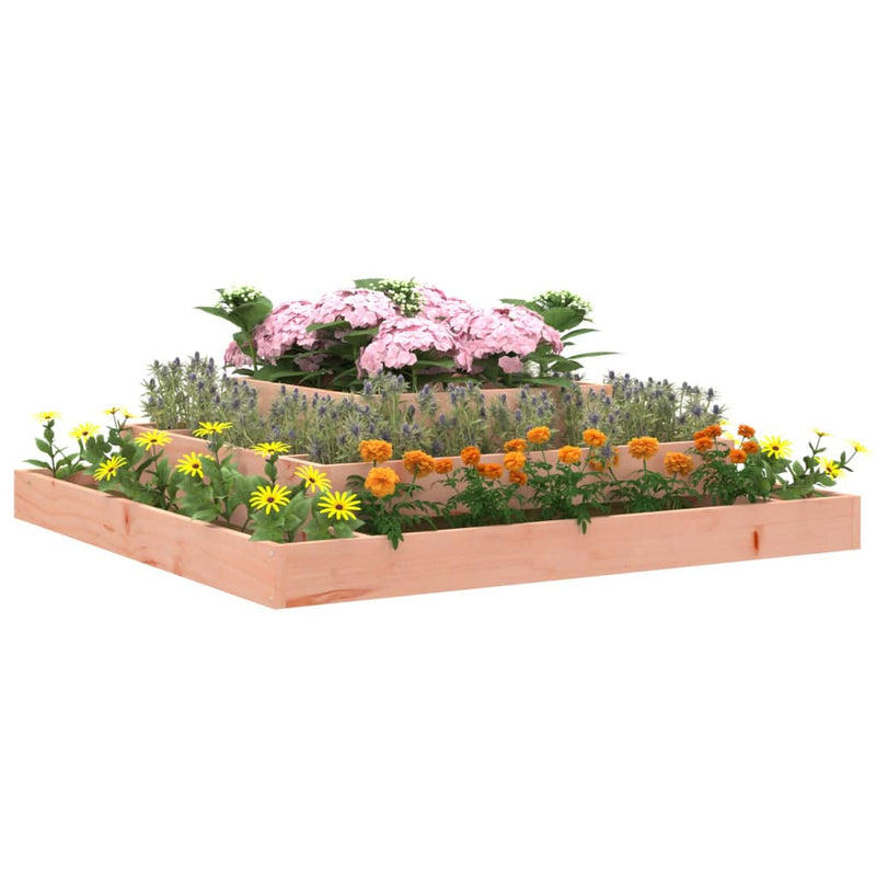 Afbeelding laden in galerijviewer, Vidaxl plantenbak 110x110x27 cm massief douglashout