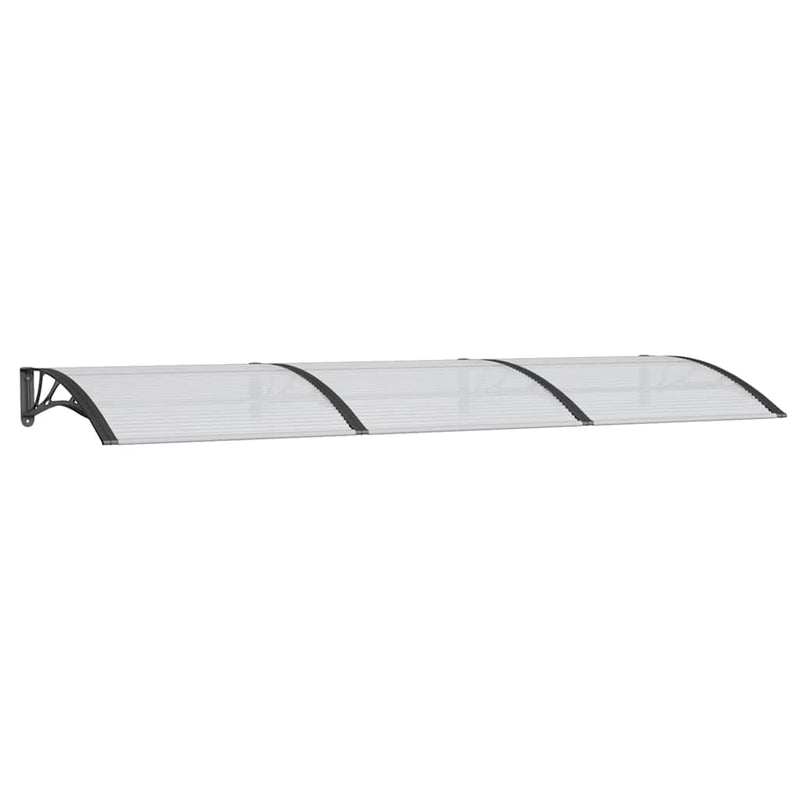 Load image into Gallery viewer, Vidaxl deurluifel 300x100 cm polycarbonaat zwart