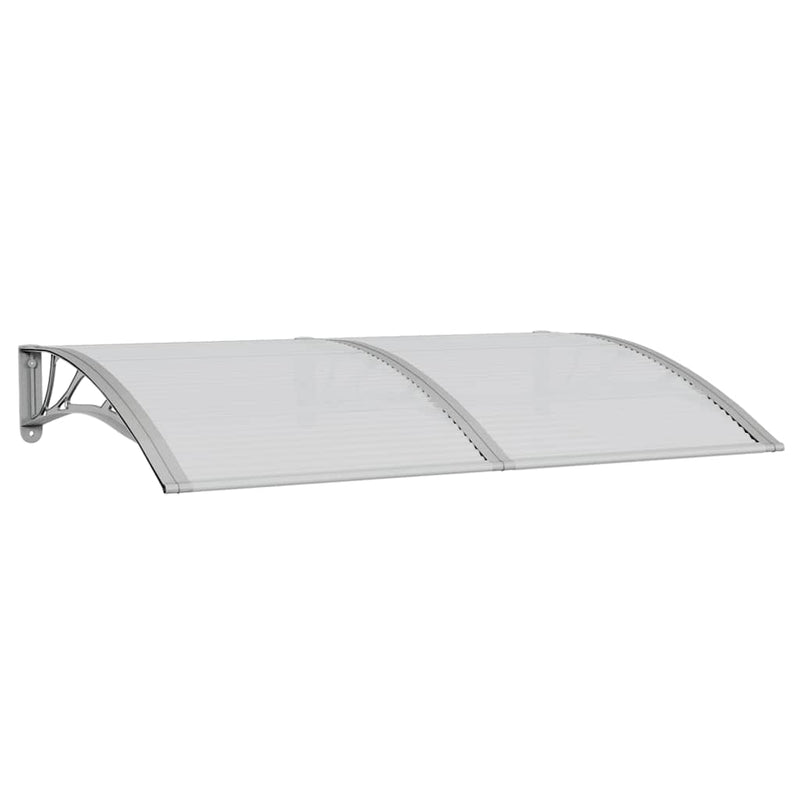 Load image into Gallery viewer, Vidaxl deurluifel 150x100 cm polycarbonaat grijs