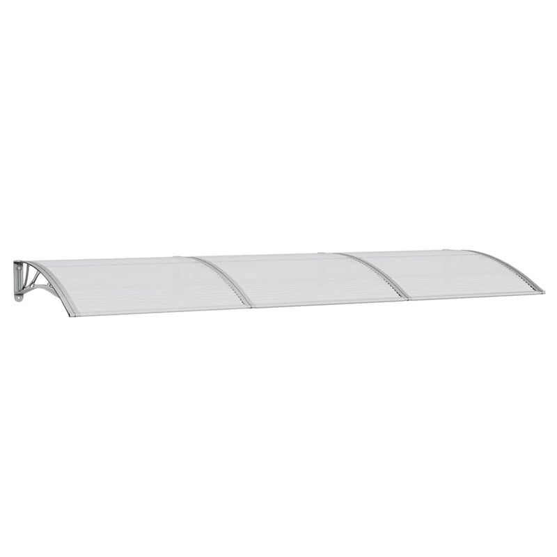 Load image into Gallery viewer, Vidaxl deurluifel 300x100 cm polycarbonaat grijs
