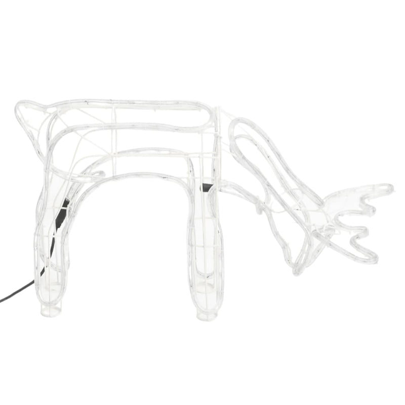 Load image into Gallery viewer, VidaXL Kerstfiguur rendier 3 st 73x31x45 cm koudwit