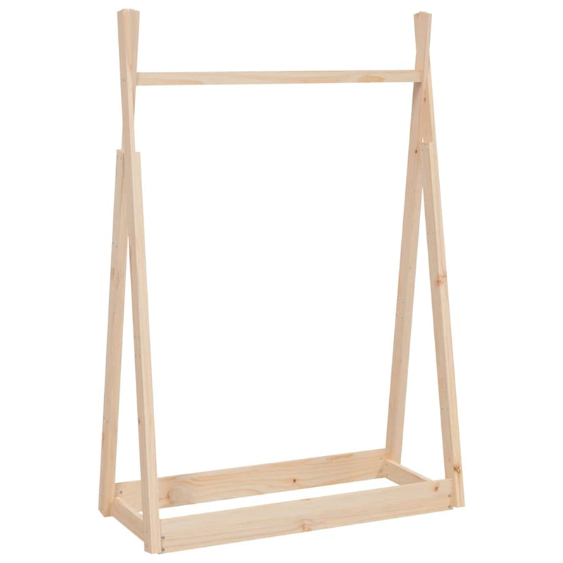 Load image into Gallery viewer, Vidaxl kledingrek 100x45x150 cm massief grenenhout