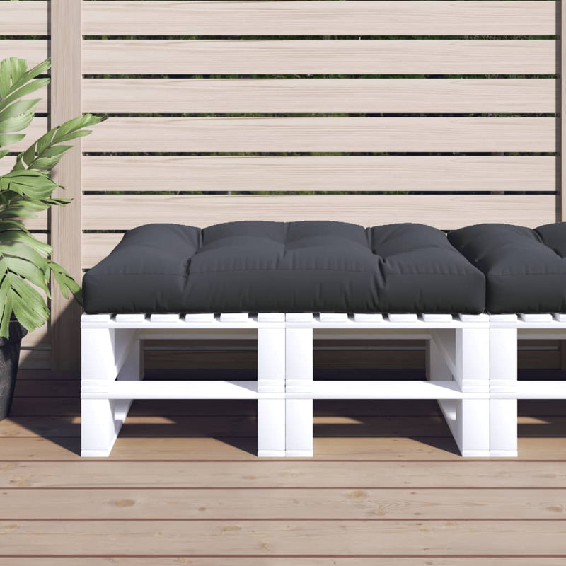Afbeelding laden in galerijviewer, Vidaxl palletkussen 120x80x12 cm stof antracietkleurig