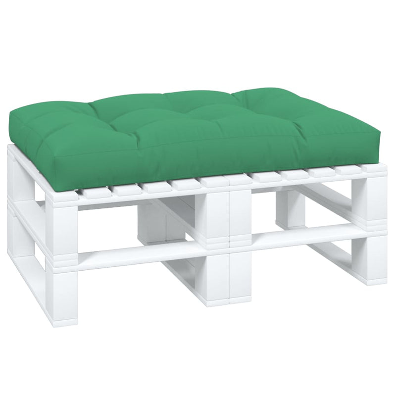 Afbeelding laden in galerijviewer, Vidaxl palletkussen 120x80x12 cm stof groen