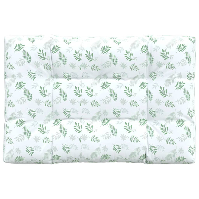 Load image into Gallery viewer, Vidaxl palletkussen bladpatroon 120x80x12 cm stof