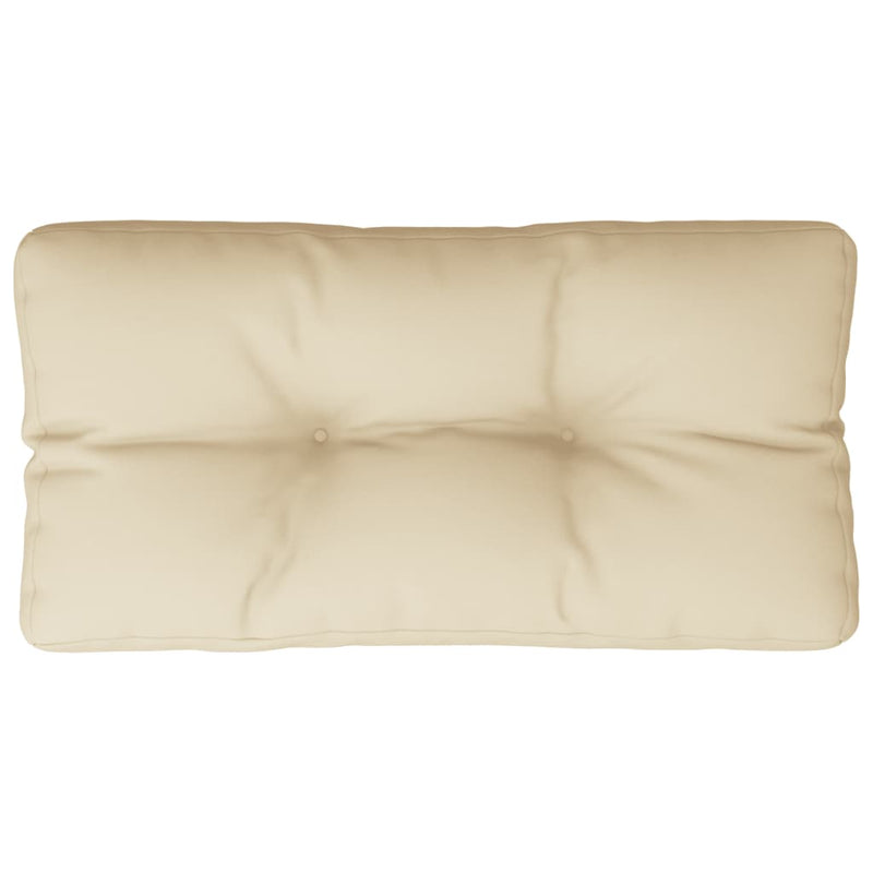 Afbeelding laden in galerijviewer, Vidaxl palletkussen 80x40x12 cm stof beige