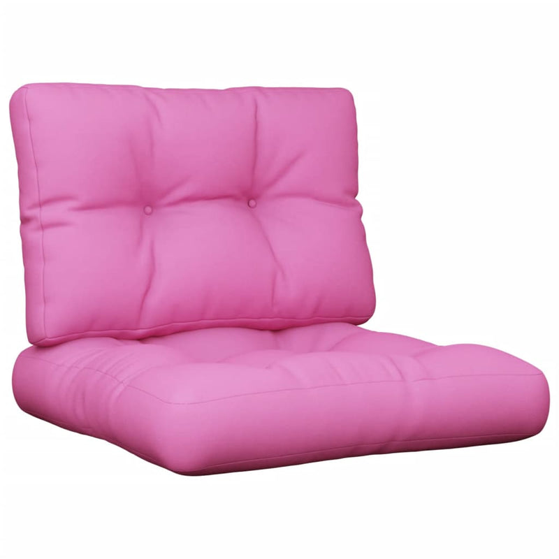 Load image into Gallery viewer, Vidaxl palletkussens 2 st stof roze