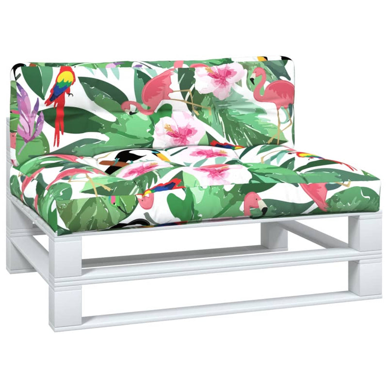 Load image into Gallery viewer, Vidaxl palletkussens 2 st stof meerkleurig