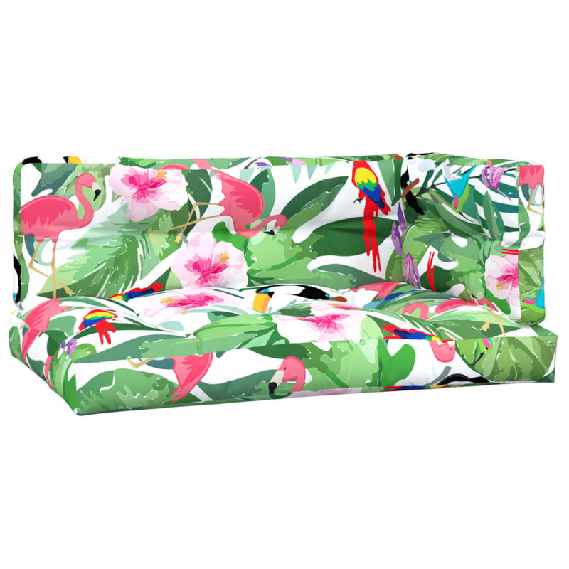 Load image into Gallery viewer, VidaXL Palletkussens 3 st stof meerkleurig