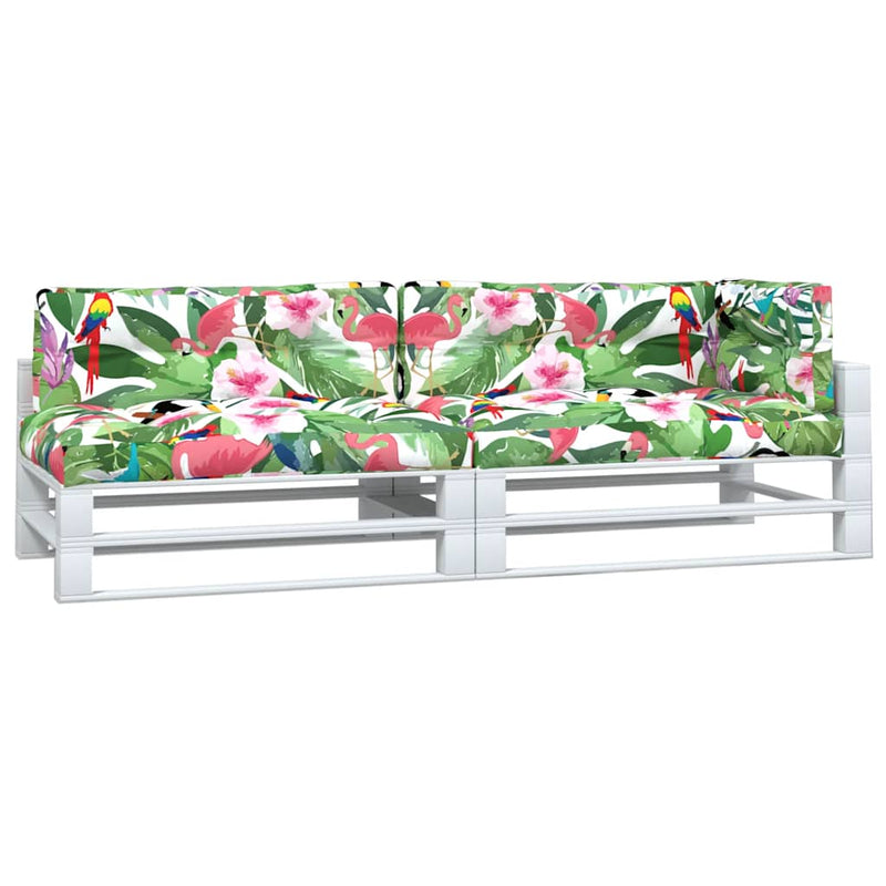 Load image into Gallery viewer, Vidaxl palletkussens 5 st stof meerkleurig