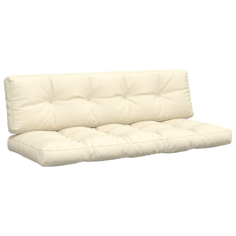 Load image into Gallery viewer, Vidaxl palletkussens 2 st stof crèmekleurig