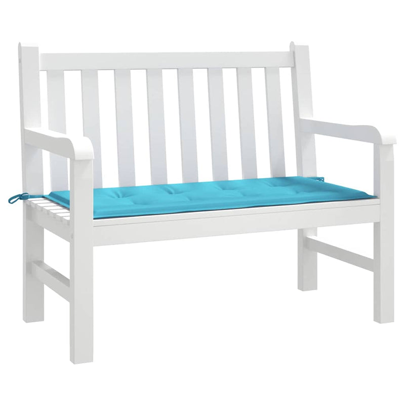 Afbeelding laden in galerijviewer, Vidaxl stoel pad effen turquoise 100 x 50 x 3 cm oxford stof
