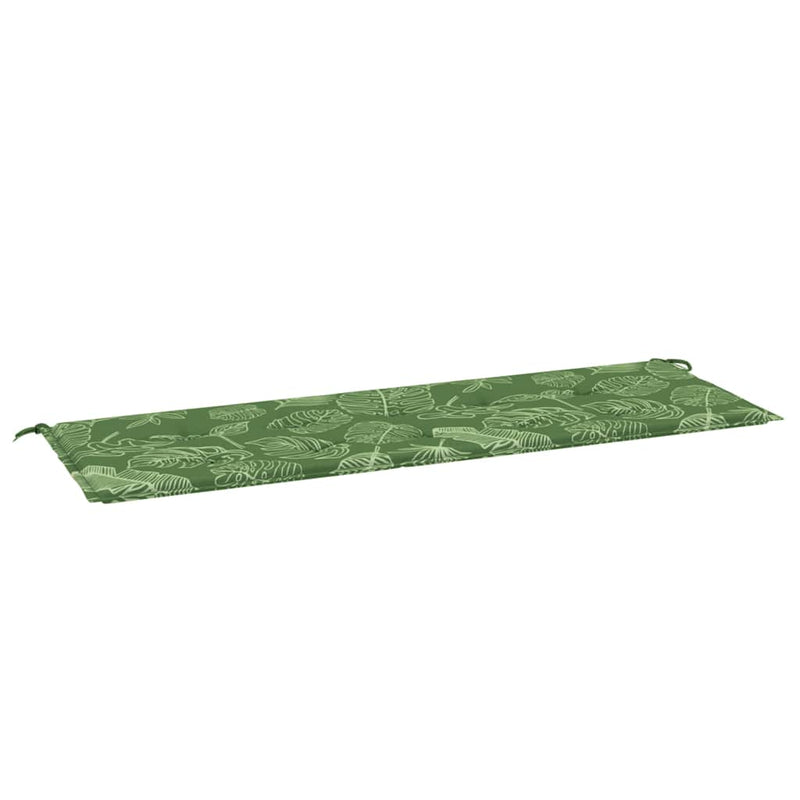 Afbeelding laden in galerijviewer, Vidaxl tuinbankkussen 150x50x4 cm oxford stof bladpatroon