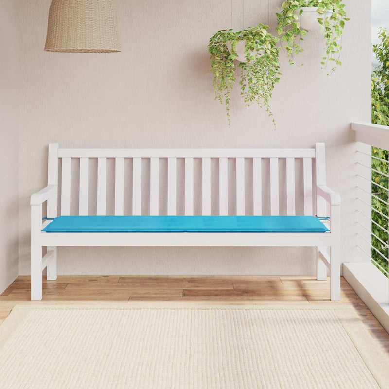Afbeelding laden in galerijviewer, Vidaxl bankkussen effen turquoise 150 x 50 x 3 cm oxford stof