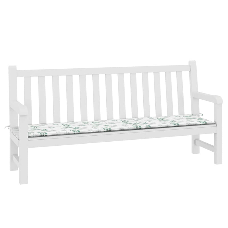 Load image into Gallery viewer, Vidaxl tuinbankkussen bladpatroon 200x50x4 cm stof