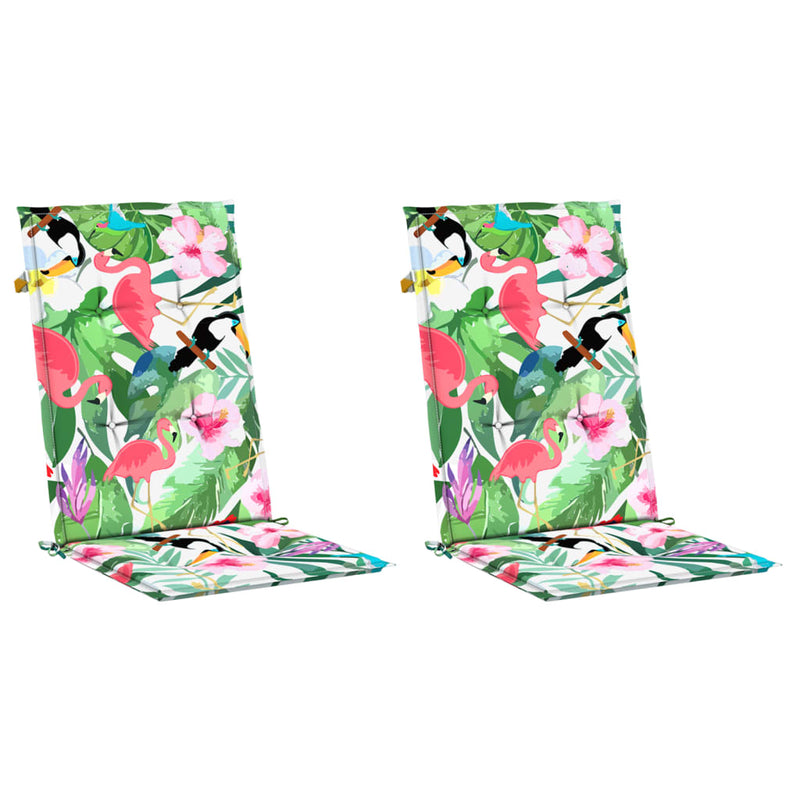 Load image into Gallery viewer, Vidaxl tuinstoelkussens 2 st 120x50x3 cm stof meerkleurig