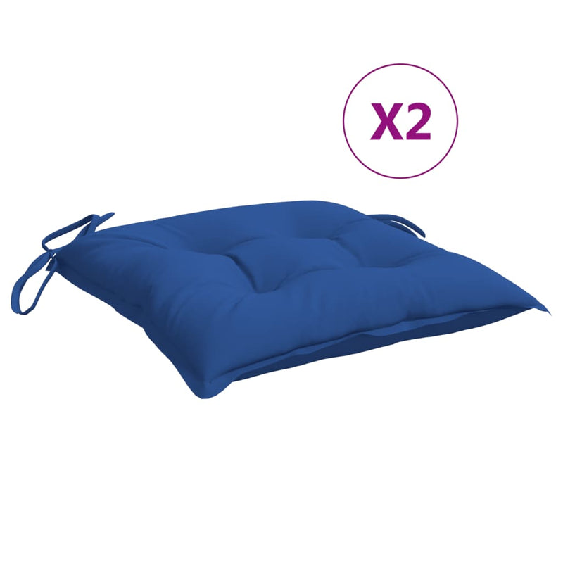 Load image into Gallery viewer, Vidaxl palletkussens 2 st 50x50x7 cm oxford stof blauw