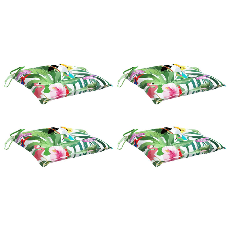 Load image into Gallery viewer, Vidaxl stoelkussens 4 st 50x50x7 cm stof meerkleurig