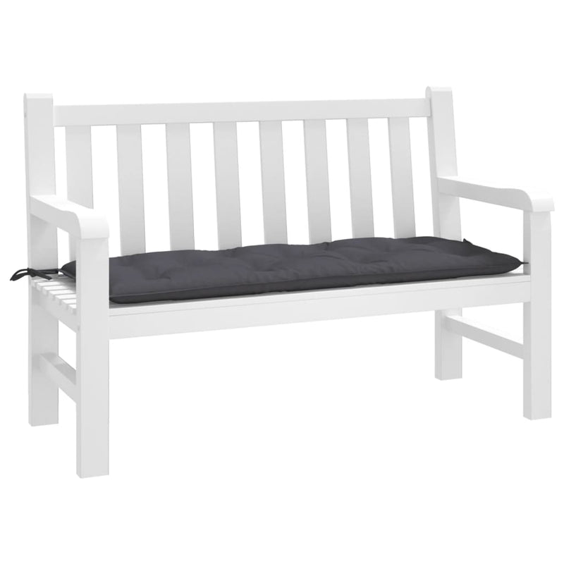 Afbeelding laden in galerijviewer, Vidaxl tuinbankkussen 120x50x7 cm oxford stof antracietkleurig
