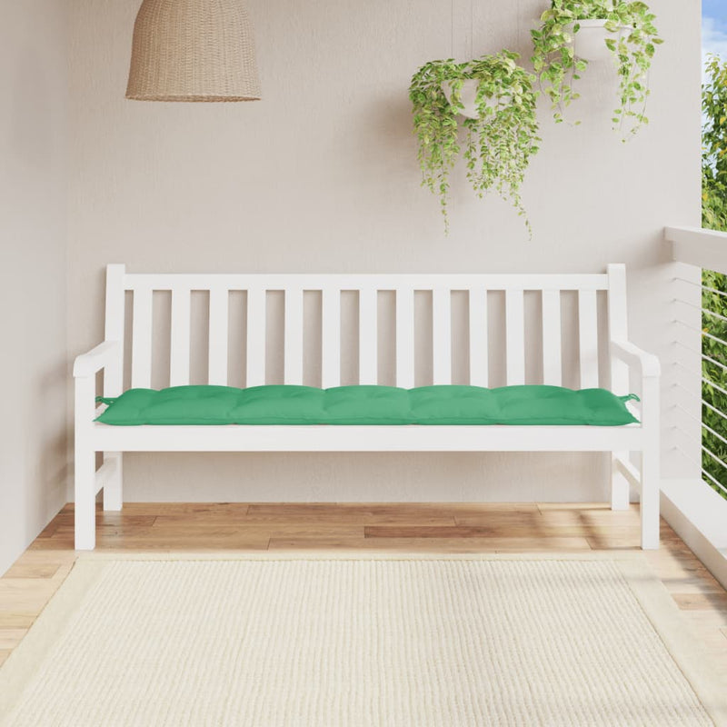 Afbeelding laden in galerijviewer, Vidaxl tuinbankkussen 180x50x7 cm oxford stof groen