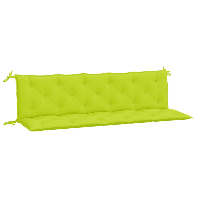 Load image into Gallery viewer, Vidaxl tuinbankkussens 2 st 180x50x7 cm oxford stof heldergroen