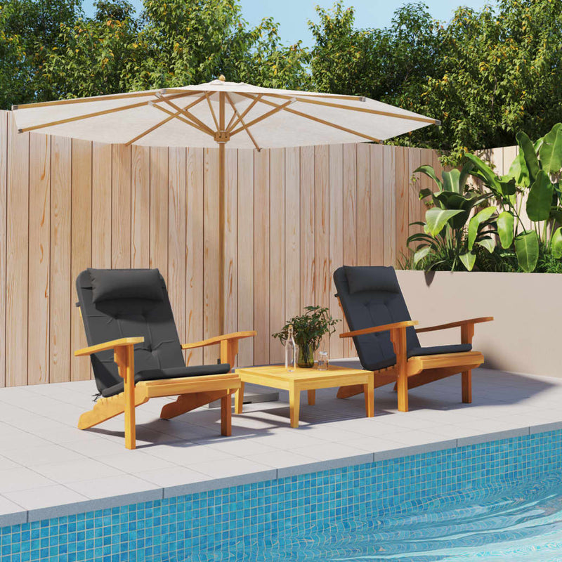 Load image into Gallery viewer, VidaXL Stoelkussens 2 st Adirondack oxford stof zwart