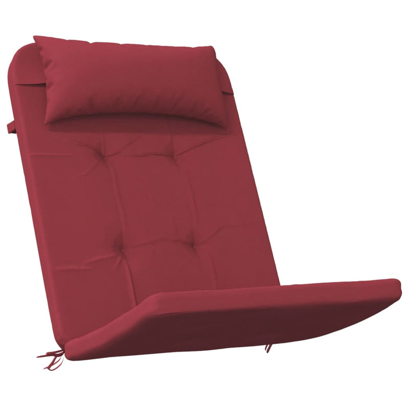 Afbeelding laden in galerijviewer, Vidaxl stoelkussens 2 st adirondack oxford stof wijnrood