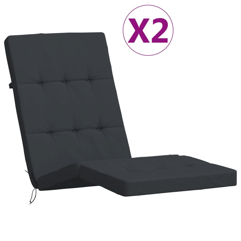 Load image into Gallery viewer, Vidaxl terrasstoelkussens 2 st oxford stof zwart