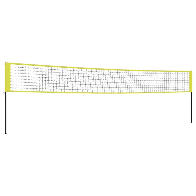 Load image into Gallery viewer, Vidaxl volleybalnet 823x244 cm pe-stof geel en zwart