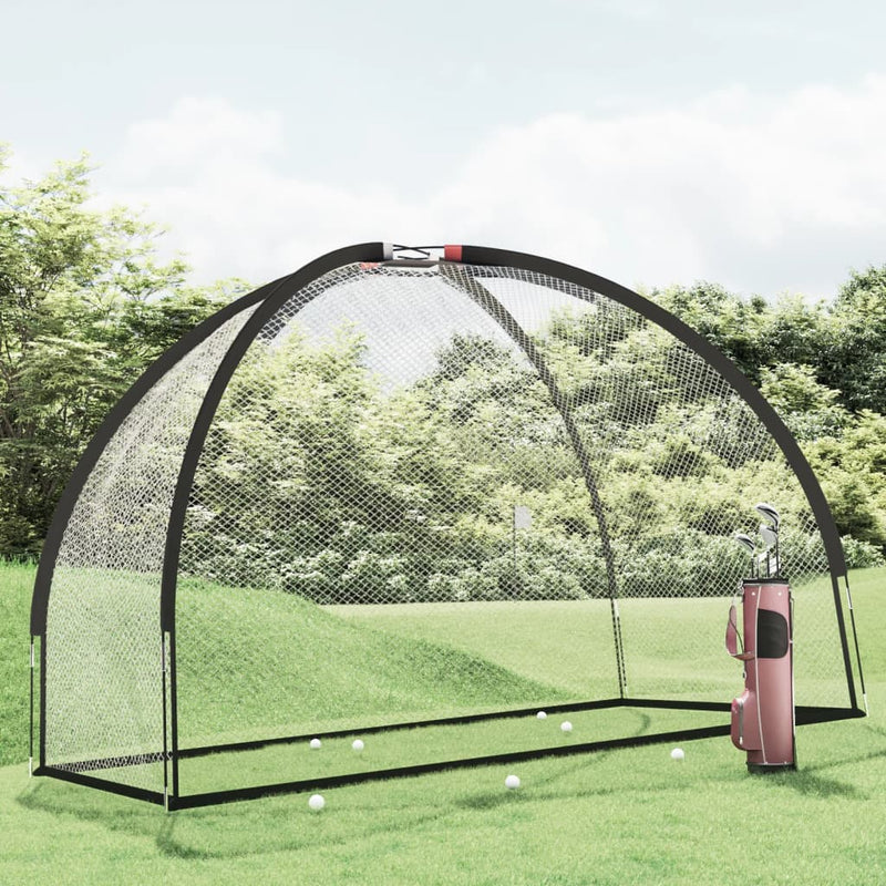 Load image into Gallery viewer, Vidaxl golftrainingsnet 300x150x210 cm polyester zwart