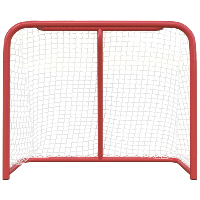 Load image into Gallery viewer, Vidaxl hockeydoel 183x71x122 cm polyester rood en wit