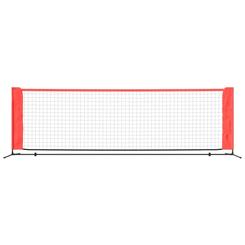 Load image into Gallery viewer, Vidaxl tennisnet 300x100x87 cm polyester zwart en rood