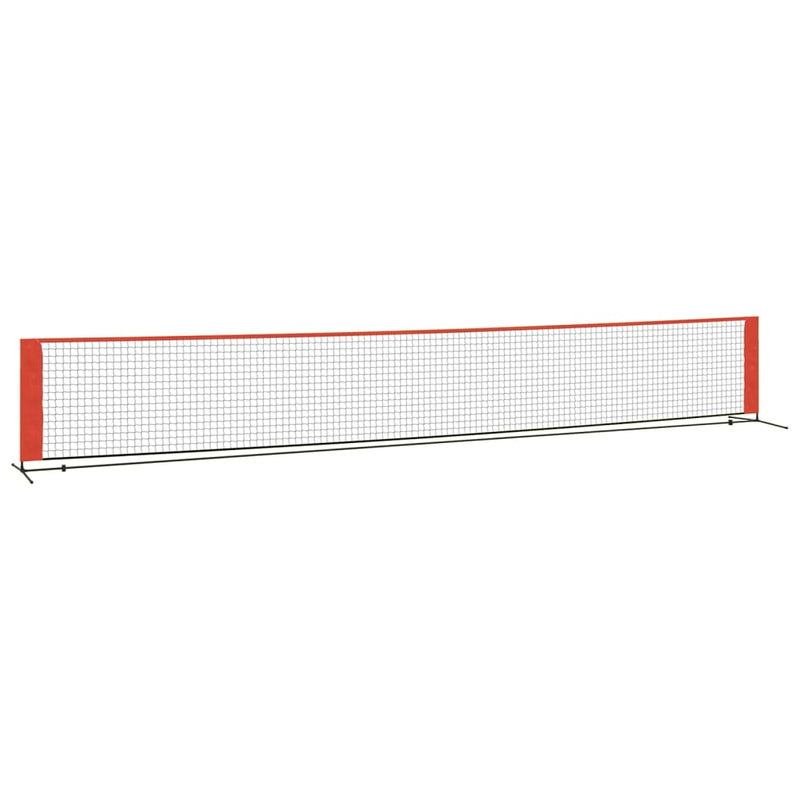 Load image into Gallery viewer, Vidaxl tennisnet 600x100x87 cm polyester zwart en rood
