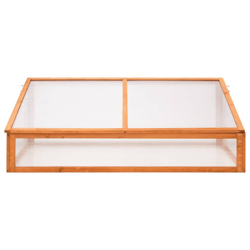 Load image into Gallery viewer, Vidaxl broeikas 110x58,5x39 cm vurenhout oranje