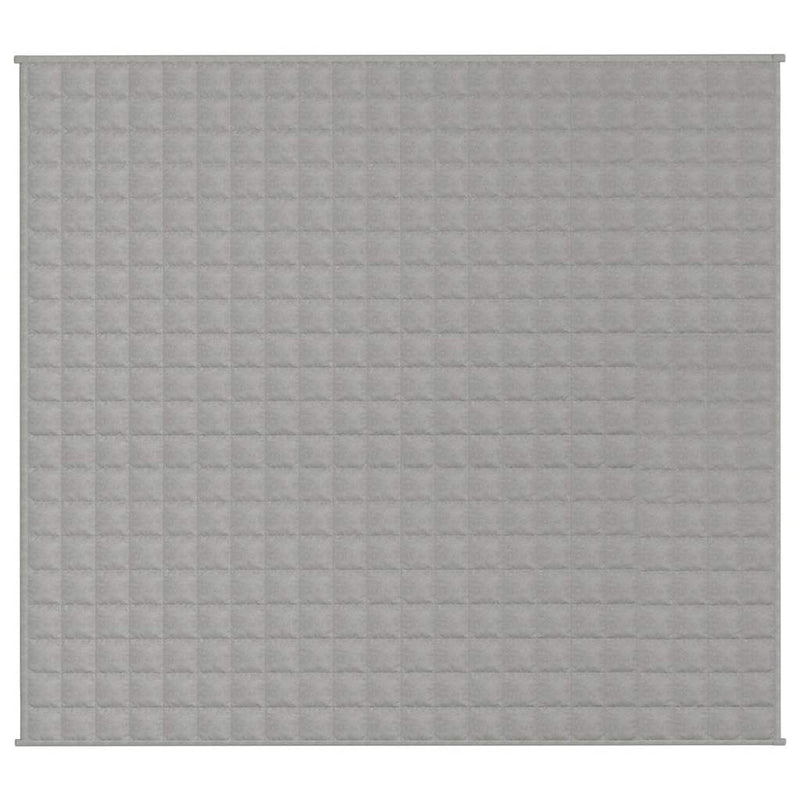 Load image into Gallery viewer, Vidaxl verzwaringsdeken 200x220 cm 13 kg stof grijs
