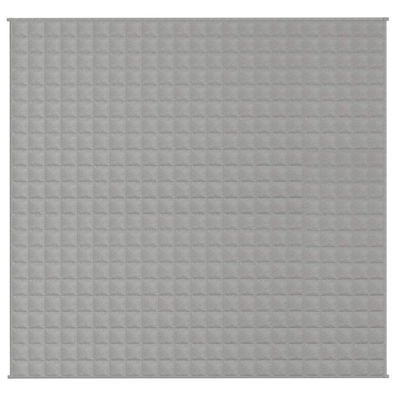 Load image into Gallery viewer, Vidaxl verzwaringsdeken 220x240 cm 15 kg stof grijs