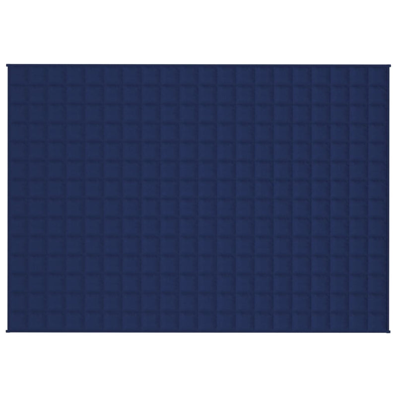 Load image into Gallery viewer, Vidaxl verzwaringsdeken 135x200 cm 10 kg stof blauw