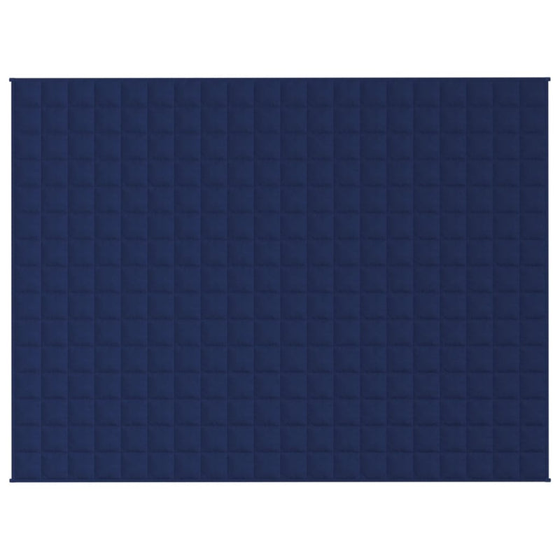 Load image into Gallery viewer, Vidaxl verzwaringsdeken 152x203 cm 7 kg stof blauw