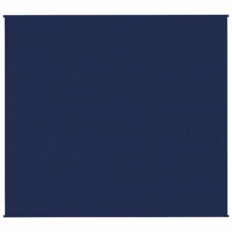 Load image into Gallery viewer, Vidaxl verzwaringsdeken 200x220 cm 9 kg stof blauw
