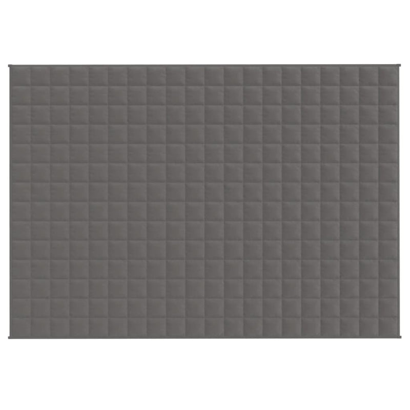 Load image into Gallery viewer, Vidaxl verzwaringsdeken 140x200 cm 10 kg stof grijs
