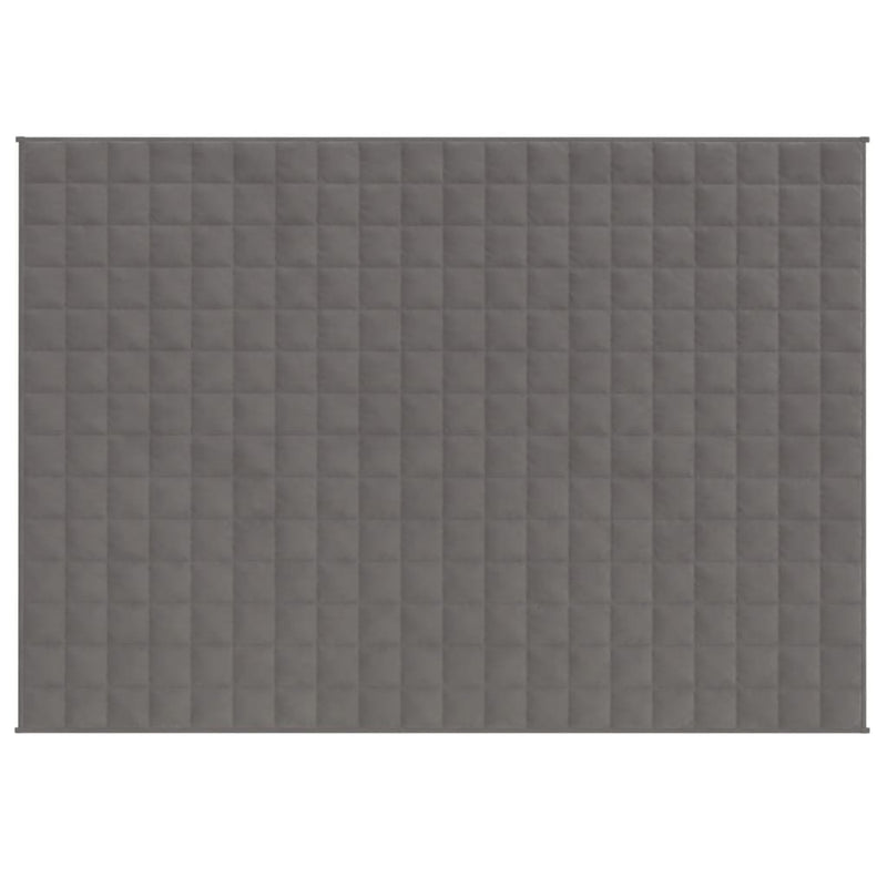 Load image into Gallery viewer, Vidaxl verzwaringsdeken 152x203 cm 7 kg stof grijs